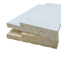 Venta Directa de Fábrica, Moldura de Madera Moderna Resistente al Agua, Certificada por FSC, Pino Radiata Imprimado en Blanco, Marco de Puerta