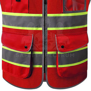 Overol de Trabajo Profesional de Alta Visibilidad, Reflectante e Impermeable para Seguridad Vial, Obras de Construcción, Actividades al Aire Libre y Emergencias - Product Image 6