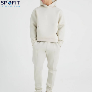 Chándal Deportivo de 2 Piezas con Capucha para Hombre, Personalizado al por Mayor, con Logotipo Personalizado, 100% Algodón, Felpa, Transpirable, Ecológico, Corte Regular - Product Image 2