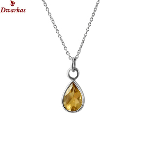 Personalizado nueva venta a granel moda OEM hecho a mano mujeres joyería Piedra Natural 925 plata esterlina collar de cuarzo rosa para regalo - Product Image 4