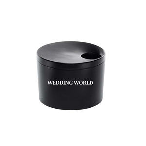 Vente en gros de cendrier design fait à la main en laiton gaufré excellente qualité nouvelle forme carrée en métal emballage personnalisé dans une boîte à fumer - Product Image 5