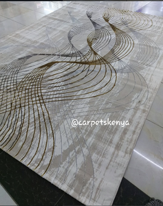 Alfombras Turcas Modernas de Polipropileno Tejidas a Máquina, Alfombras de Yute de Alta Calidad Resistentes a las Manchas, de Pelo Alto, Abstractas, para Dormitorio y Hogar - Product Image 4