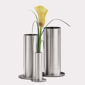 แจกันดอกไม้สเตนเลสแบบตอกตกแต่งบ้าน - Product Image 3
