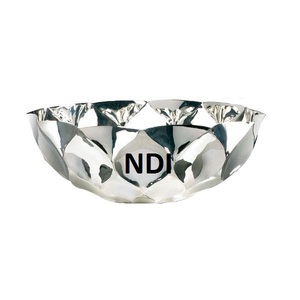 Decoración de mesa de cena Almacenamiento de frutas o verduras Frutero de metal Venta caliente Acabado brillante Almacenamiento de alimentos Cuenco de metal - Product Image 4