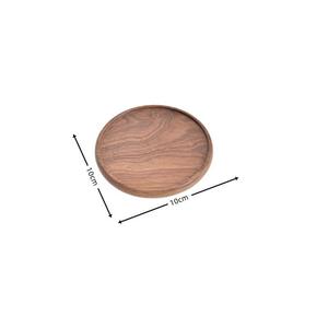 Elegant wooden <b>coaster</b> set made for modern home decor providing long lasting moisture and <b>heat</b> safety - Product Image 2