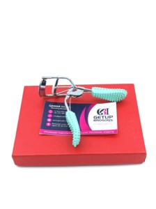 Recourbe-cils professionnel mini vert clair en acier inoxydable, logo personnalisé, couleurs personnalisées, emballage de haute qualité, instrument de beauté - Product Image 4