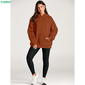 Sudadera con Capucha Extra Grande para Mujer Behram International, Color Beige, Cómoda, Suave, Manga Larga, Diseño Personalizado, Bordada - Product Image 6