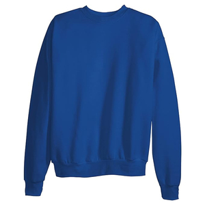 Sudadera de cuello redondo de lana para hombre Essentials, jersey de manga larga para hombre, Sudadera de cuello redondo en color azul - Product Image 6