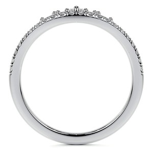 Marquise Cut Half Eternity Moissanite Band 925 Sterling <b>Silver</b> Luxury Wedding <b>Ring</b> Anniversary Party <b>Stacking</b> Bridal Promise - Product Image 3