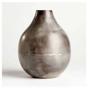 Florero moderno costero de hierro, jarrón de Metal decorativo de alta calidad, perfecto para el hogar, oficina, sala de estar, decoración Interior elegante - Product Image 2