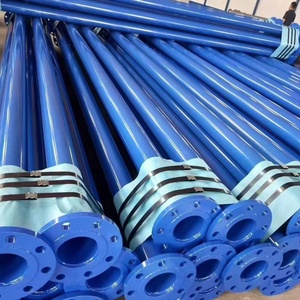 ท่อเจาะโครงสร้างเหล็กกล้าคาร์บอน ASTM เคลือบพลาสติก รีดร้อน EMT API 5L พร้อมบริการเชื่อม สำหรับน้ำ/น้ำมัน/ก๊าซ - Product Image 2