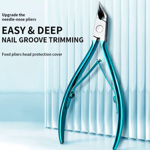 120 Degrés Sharp Lame Droite Incarnés Coupe-Ongles Épais Coupe-Ongles Cuticules Art Manucure Pédicure Soins Ciseaux À Ongles Outil - Product Image 1