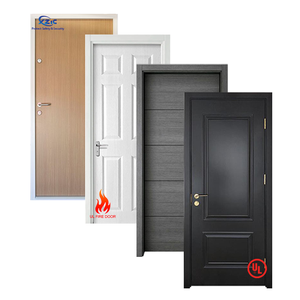 상업용 호텔 병원 외부 방화문 목재 통판 방화문 방음 목재 방화문 STC 35 방음 - Product Image 1