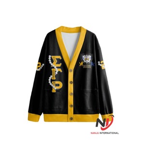 Ropa de hermandad griega Sigma Gamma Rho de primera calidad lista para enviar, camiseta de béisbol vaquera bordada, chaleco de Softbol - Product Image 5