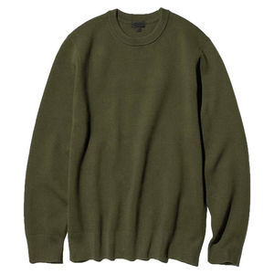 Sudadera de Cuello Redondo para Hombre, 100% Algodón, Invierno, Alta Calidad, Logotipo Personalizado, Hombros Caídos, Corte Recortado, OEM - Product Image 6