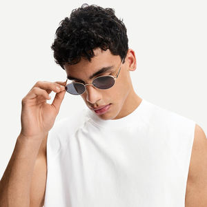 Venta caliente de alta calidad 250 Gsm algodón hombres camiseta personalizada impresa ropa en blanco Fabricación de muestra gratis - Product Image 2