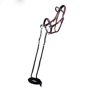 Bride de cheval anglaise et licous de cheval en nylon satiné doux pour un équipement de cheval confortable - Product Image 2