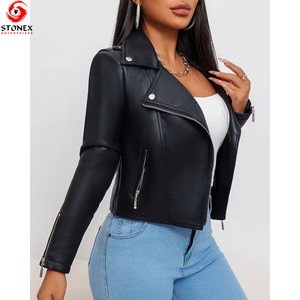 Nouvelle veste d'hiver imperméable et coupe-vent en cuir véritable pour femmes, design unique, meilleure qualité, logo personnalisé - Product Image 2