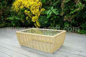 Moderno Simple de alta calidad en forma de L al aire libre sofá de bambú de mimbre y muebles de ratán para Patio Garden Resort comedor uso - Product Image 2