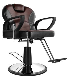 Marco de silla de peluquero contemporáneo de Metal negro profesional para hombres, muebles de salón Takara Belmont para sala de estar y comedor - Product Image 1