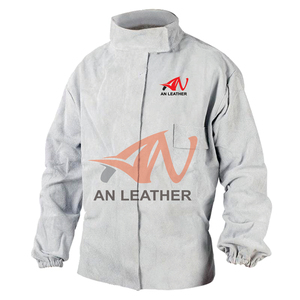 Welding Jacket, Split Leather Welding Jacket, Safety Jacket - Product Image 4