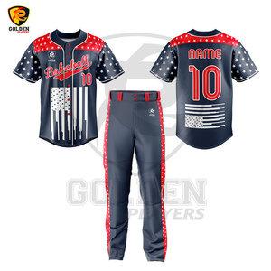 Ensemble de maillots de baseball unisexe personnalisables à prix de gros, avec logo, en maille, entièrement boutonnés, respirants, grandes tailles, pour softball - Product Image 2