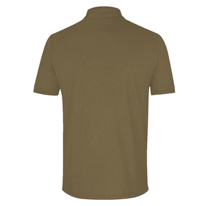 Polos pour hommes 100% coton grande taille logo personnalisé respirant polos pour hommes couleur unie à manches courtes personnalisés OEM - Product Image 5