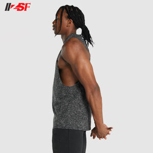 เสื้อกล้ามน้ำหนักเบาของผู้ชายเสื้อถักกันเหงื่อสำหรับใส่วิ่งสไตล์ลำลอง - Product Image 3