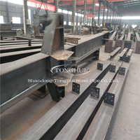Exportation professionnelle de structure en acier, support de construction en métal, colonnes de structure en acier personnalisées