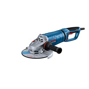 Meuleuse d'angle électrique professionnelle JR bleue de 2700 watts, 27-230 sans fil avec interrupteur à gâchette, 220V, application de polissage - Product Image 4