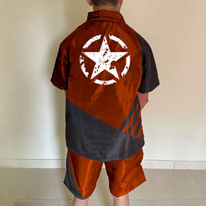 Ensemble 2 pièces d'été pour hommes T-shirt à manches courtes imprimé personnalisé sport décontracté séchage rapide respirant 180 grammes ensembles 2 pièces d'été pour hommes - Product Image 5