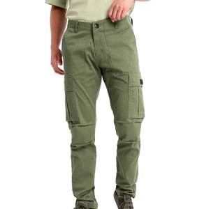 Summer New Men's Casual Cargo Pants Pantalon léger en toile Workman avec respirant Loose Fit - Product Image 1