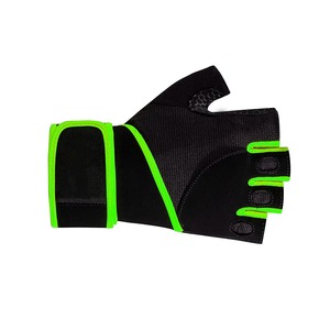 Custom <b>Half</b> Finger Fitness Gloves PU Mesh Neoprene Non <b>Slip</b> Weightlifting Gym Palm Support Workout Training Gloves OEM - Product Image 5
