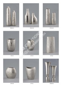 Luxury Design Large Floor <b>Vases</b> Stands Metal Flower <b>Vase</b> Antiqu Iron/Brass Nickle <b>Tall</b> Wedding Party Flower - Product Image 6