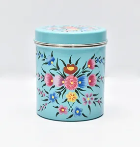 Hand Painted Food Storage Canister High Selling Quality Modern Style Hand Painted Canister Elegant for Home Kitchen Usage Low Mo - Product Image 5