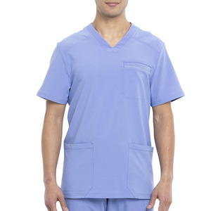 Uniformes Médicos Transpirables para Hombre, Uniformes de Enfermería de Manga Corta con Logotipo Personalizado, Conjunto de Uniforme para Doctores - Product Image 2