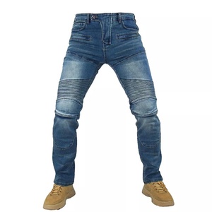 Men's New Arrival High Waist Canvas Lightweight Motor Biker Pants Casual Skinny Design <b>Plain</b> Dyed OEM Service Available - Product Image 4