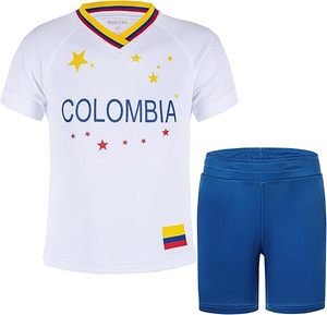 USA Flag Jersey Set White Blue <b>Red</b> Shorts Polyester Kids Sports Wear Lightweight National Day Outfit - Product Image 5