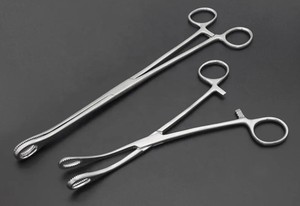 Pince éponge droite chirurgicale de haute qualité mâchoires en acier pince à base dentelée Instruments Forster pince - Product Image 6