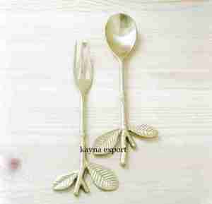 Ensemble de couverts de designer créatifs uniques, manche fantaisie, argenté, miroir, moderne, restaurant, service de nourriture, cuillères en acier inoxydable - Product Image 3