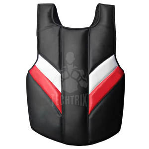 Wholesale High Quality Eco-Friendly Durable Lightweight Custom Designed <b>Leather</b> Chest Guard Body <b>Protector</b> for Boxing - Product Image 3
