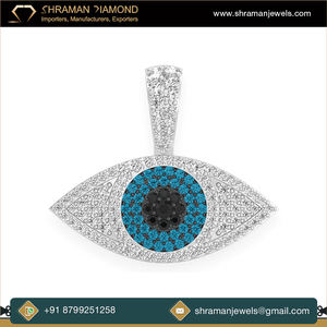 Trendy 10K Solid <b>Gold</b> Religious Peace Moissanite <b>Tester</b> Pass Necklace Bling Custom Christian Eye Layering Fine Pendants Charm - Product Image 3