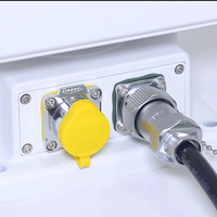 Caméra de sécurité agricole JEC avec moniteur, positionneur motorisé panoramique/inclinaison, entraînement précis par engrenage droit, protection IP66, capacité de charge 5 kg
