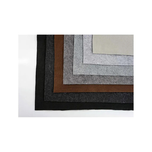 Nhà Sản Xuất Trực Tiếp Chất Lượng Cao 100% Tự Nhiên Công Nghiệp Grey Ép Len Cảm Thấy Chất Liệu Tráng Đồng Bằng Dệt Không Dệt Giá Thấp - Product Image 2