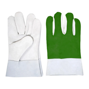 Gants de travail de soudage avec protection ignifuge, gants de sécurité, gants de soudeur, cuir de vachette, cuir fendu - Product Image 4