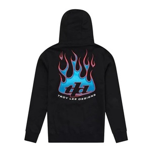 เสื้อฮู้ดดี้ผู้ชาย BlackHoodiesCustom พิมพ์ลายโลโก้ สไตล์ลำลอง ผ้าฝ้าย คอกลม แขนเสื้อแบบดรอปโชว์เดอร์ - Product Image 2