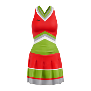 Servicio OEM, Nuevo Uniforme de Animadoras para Mujer Adulta, Transpirable, Antibacteriano, Poliéster/Algodón, Cintura Elástica - Product Image 2