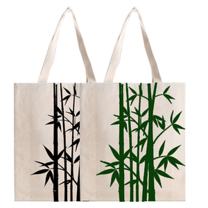 ECO WORLD BAGS Novation Sac fourre-tout en coton imprimé intégral, moyen, avec poignée intégrée, élégant sac de shopping et cadeau au design unique - Product Image 2