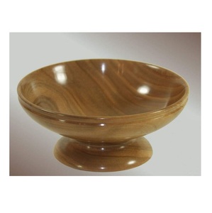 Cuenco de sopa de madera de acacia, cuenco de madera para servir, nuevo modelo, cuenco de madera para servir, forma redonda para vajilla, hogar y Hotel - Product Image 1
