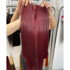 วิกต่อผมมนุษย์ดิบแบบ100% ลูกไม้เย็บติดหนังแท้แบบเต็มศีรษะ SDD จากเวียดนาม - Product Image 5